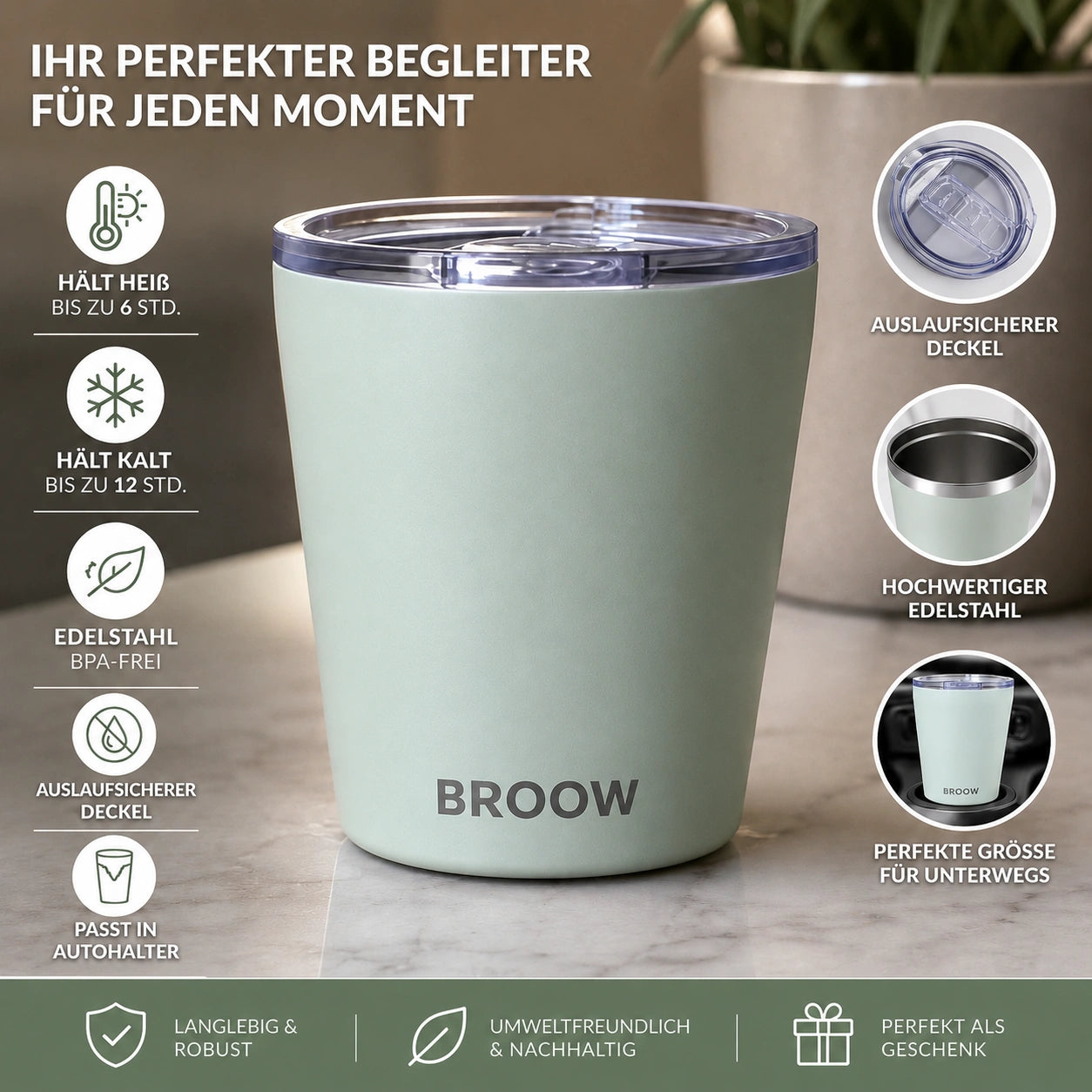 Edelstahl Tumbler – Dein perfekter Begleiter für Cold Brew Coffee