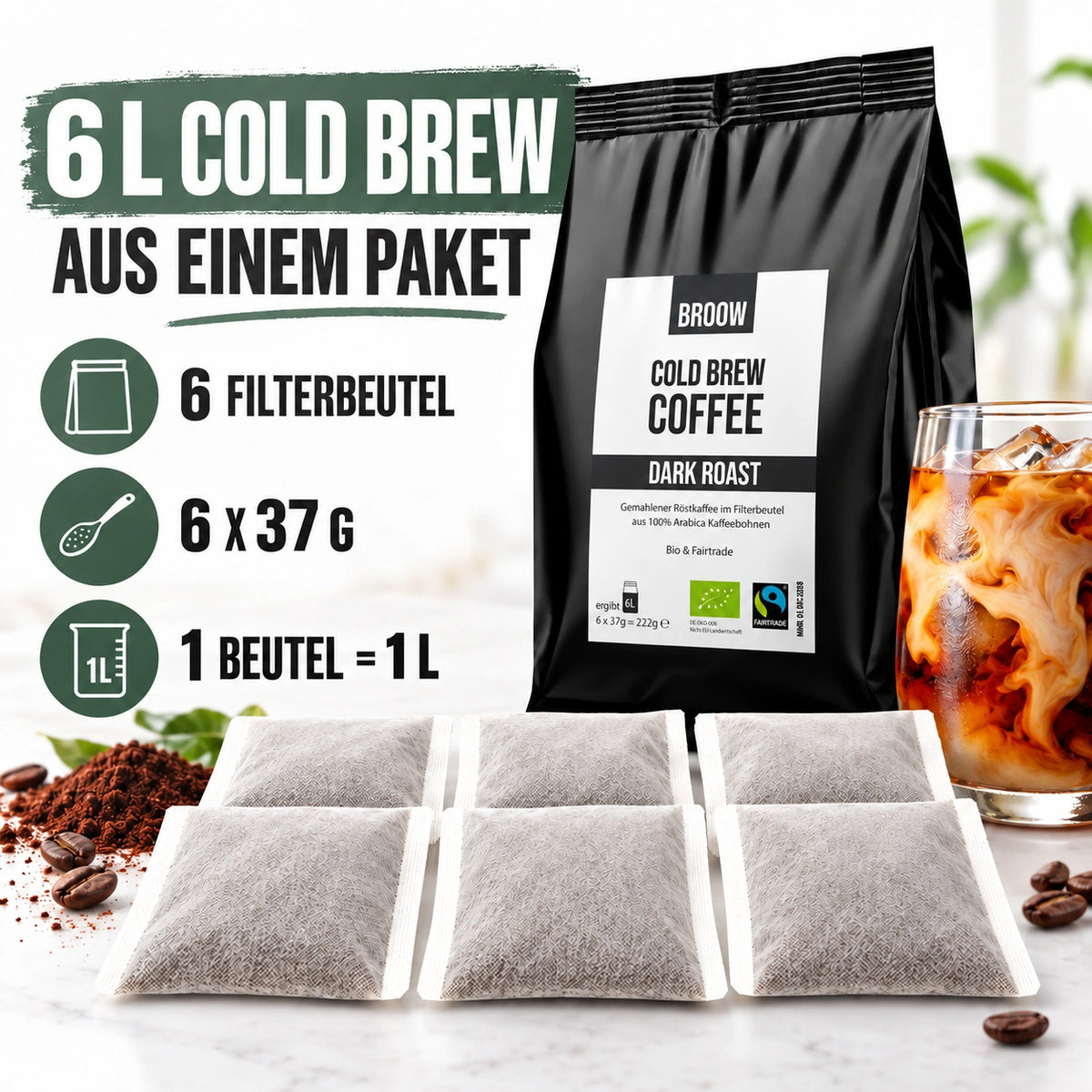 Cold Brew Coffee - Dark Roast