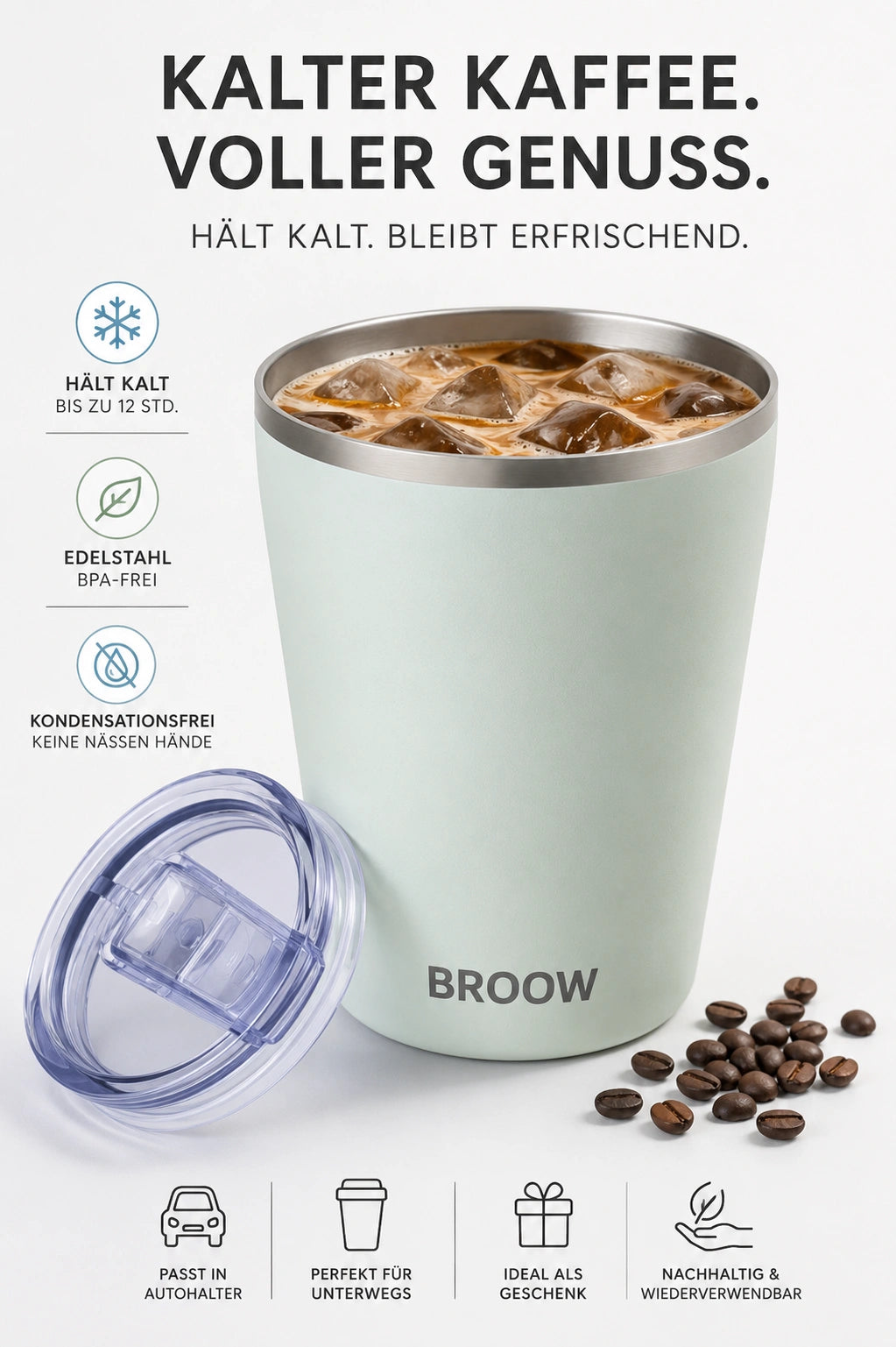 Edelstahl Tumbler – Dein perfekter Begleiter für Cold Brew Coffee